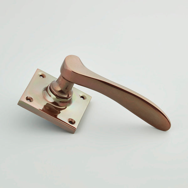 Croft Ironmongery, Codsall Lever on Square Rose-2143, Door Handles, Lever Handles On Rose