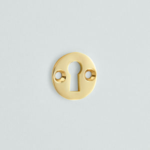 Croft Ironmongery, Round Cabinet Escutcheon-4569, Escutcheons & Privacy Thumbturns, Escutcheons