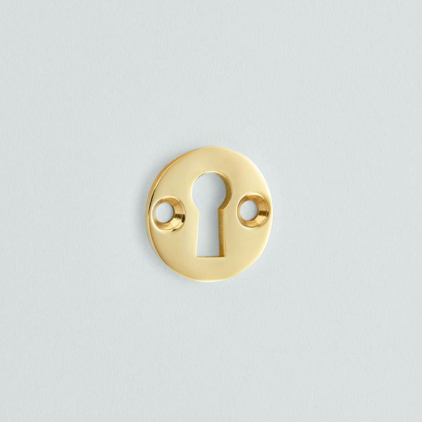 Croft Ironmongery, Round Cabinet Escutcheon-4569, Escutcheons & Privacy Thumbturns, Escutcheons