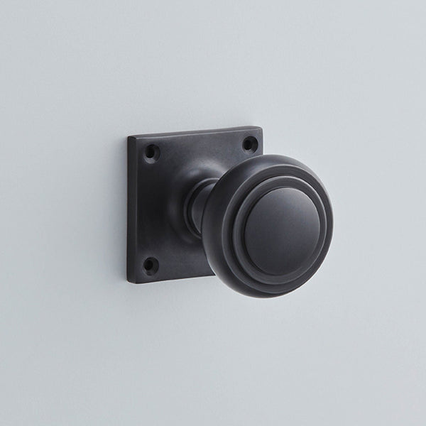 Stepped Cushion Knob On Square Rose-6348SQ