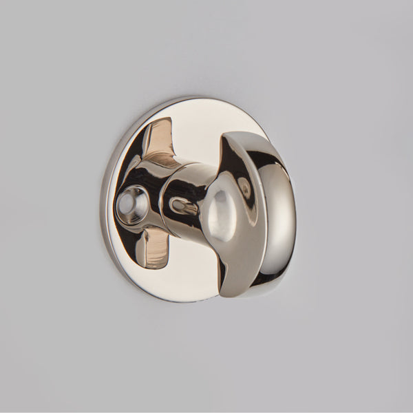 Croft Ironmongery, Half Moon Privacy Turn on Rose-6354PT, Escutcheons & Privacy Thumbturns, Thumbturn & Release