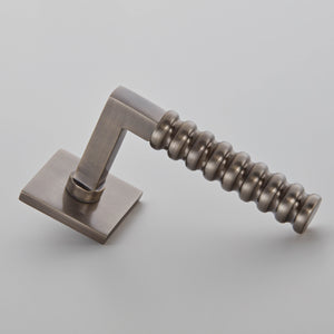 Croft Ironmongery, Floe Door Handle on Latch Backplate-7203, Door Handles, Lever Latch Handles