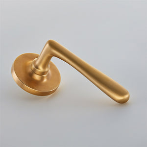 Croft Ironmongery, Elegance Door Handle on Plain Covered Rose-7101COV65A, Door Handles, Lever Handles On Rose