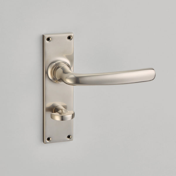 Croft Ironmongery, Garde Door Handle on 65mm Raised Edge Covered Rose-7210COV65B, Door Handles, Lever Handles On Rose