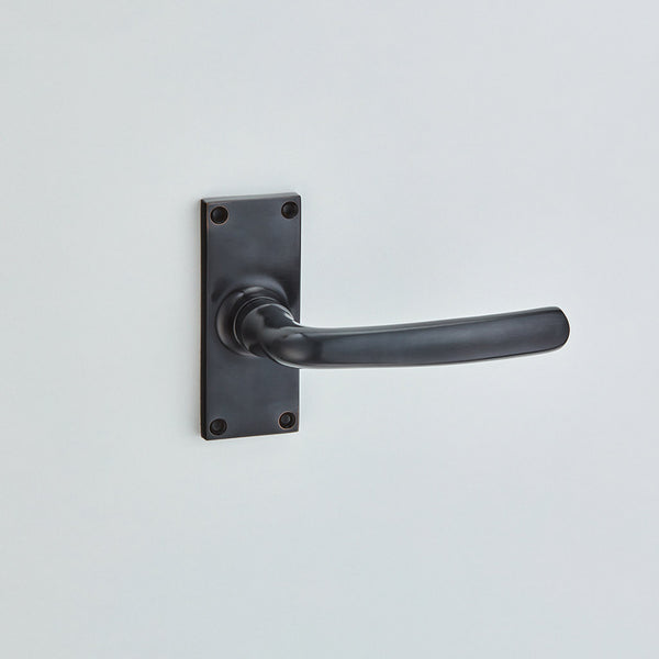 Croft Ironmongery, Garde Door Handle on Lock Backplate-7212, Door Handles, Lever Lock Handles