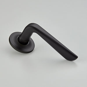 Croft Ironmongery, Celeste Door Handle on Plain Edge Covered Rose-7220COV57A, Door HANDLES, Lever Handles On Rose