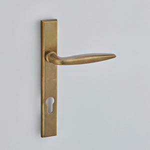 Croft Ironmongery, Maine Multipoint Door Handle on Pillow Backplate-7292E, Door Handles, Multipoint Lever Lock Handles