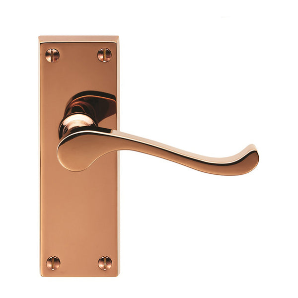 Victorian Scroll Lever on Latch Backplate (Contract Range)