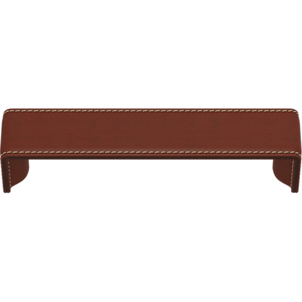 Turnstyle Design, Turnstyle Designs Leather Bench Cabinet Pull Handle, Cabinet Hardware, Cabinet Pull Handles