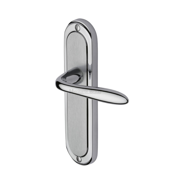 M Marcus - Heritage Brass, Henley Door Handle on Plate, Door Handles, Door Handles on Plate