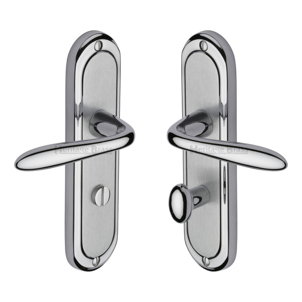 M Marcus - Heritage Brass, Henley Door Handle on Plate, Door Handles, Door Handles on Plate