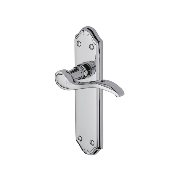 M Marcus - Heritage Brass, Verona Small Door Handle on Plate, Door Handles, Door Handles on Plate