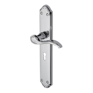 M Marcus - Heritage Brass, Verona Door Handle on Plate, Door Handles, Door Handles on Plate