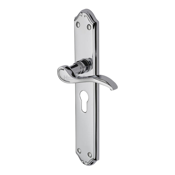 M Marcus - Heritage Brass, Verona Door Handle on Plate, Door Handles, Door Handles on Plate