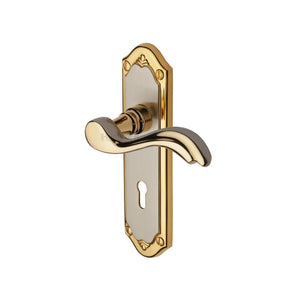 M Marcus - Heritage Brass, Lisboa Door Handle on Plate, Door Handles, Door Handles on Plate