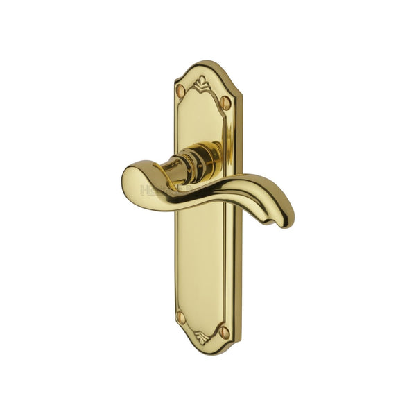 M Marcus - Heritage Brass, Lisboa Door Handle on Plate, Door Handles, Door Handles on Plate