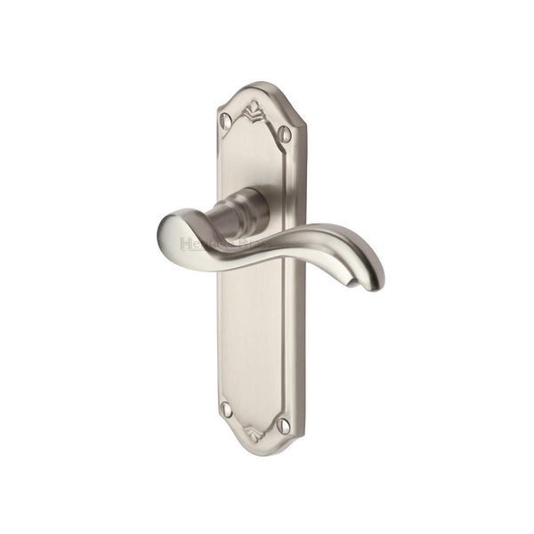 M Marcus - Heritage Brass, Lisboa Door Handle on Plate, Door Handles, Door Handles on Plate