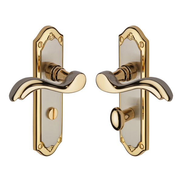 M Marcus - Heritage Brass, Lisboa Door Handle on Plate, Door Handles, Door Handles on Plate