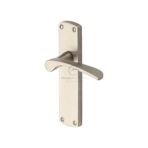M Marcus - Heritage Brass, Luca Door Handle on Plate, Door Handles, Door Handles on Plate
