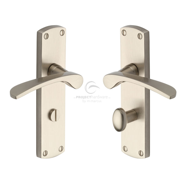 M Marcus - Heritage Brass, Luca Door Handle on Plate, Door Handles, Door Handles on Plate