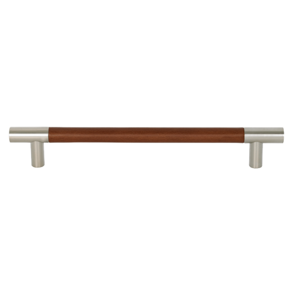 Turnstyle Designs Leather Barrel Cabinet Pull Handle