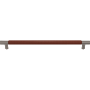 Turnstyle Design, Turnstyle Designs Leather 16mm Barrel Cabinet Pull Handle, Cabinet Hardware, Cabinet Pull Handles