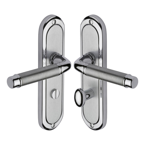 M Marcus - Heritage Brass, Saturn Door Handle on Plate, Door Handles, Door Handles on Plate