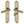 M Marcus - Heritage Brass, Saturn Long Door Handle on Plate, Door Handles, Door Handles on Plate