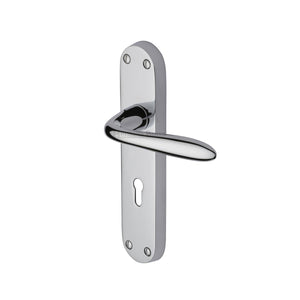 M Marcus - Heritage Brass, Sutton Door Handle on Plate, Door Handles, Door Handles on Plate