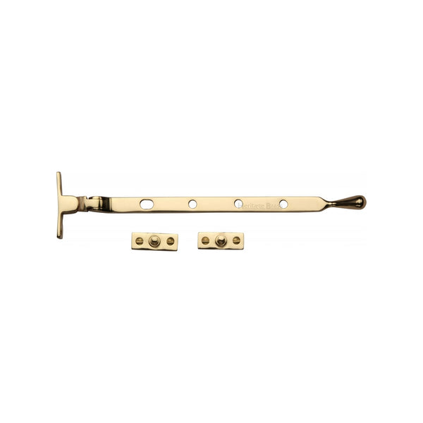 M Marcus - Heritage Brass, Casement Window Stay Ball Design, Window Hardware, Casement Stay