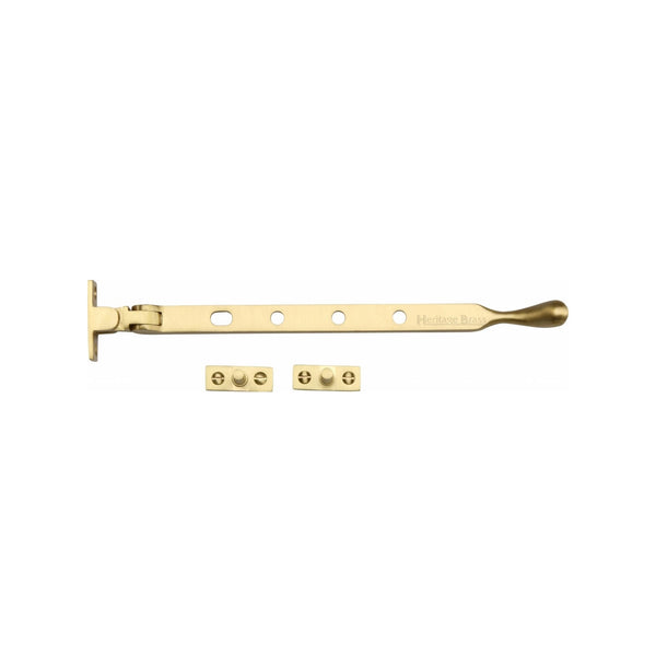 M Marcus - Heritage Brass, Casement Window Stay Ball Design, Window Hardware, Casement Stay