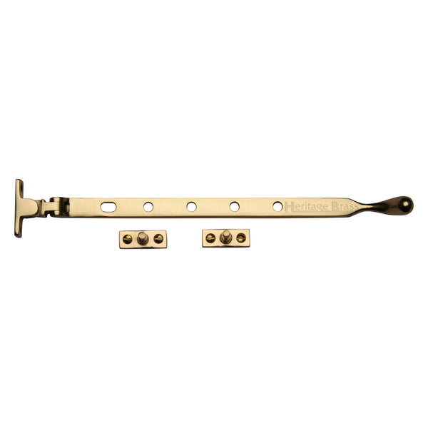 M Marcus - Heritage Brass, Casement Window Stay Ball Design, Window Hardware, Casement Stay