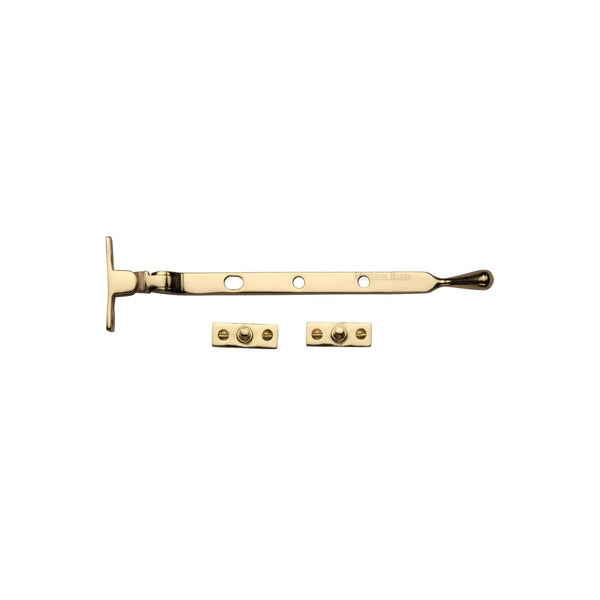 M Marcus - Heritage Brass, Casement Window Stay Ball Design, Window Hardware, Casement Stay