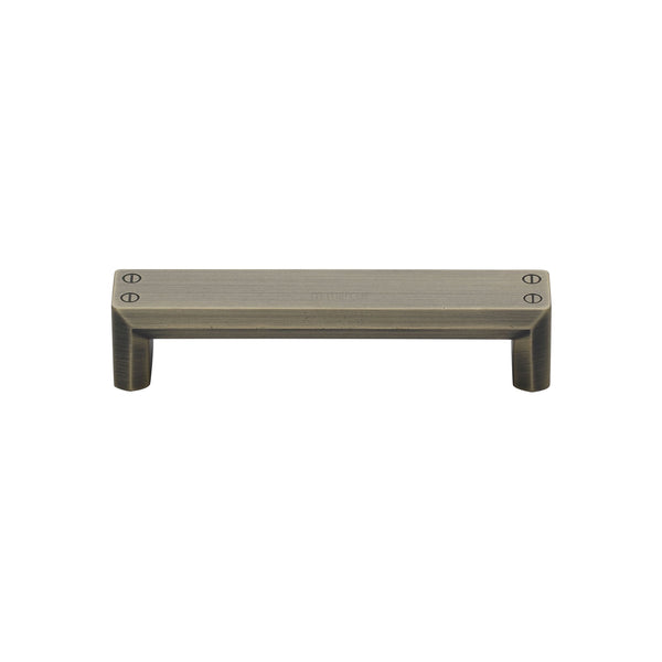 M Marcus - Heritage Brass, Platform Cabinet Pull Handle, Cabinet Hardware, Cabinet Pull Handles