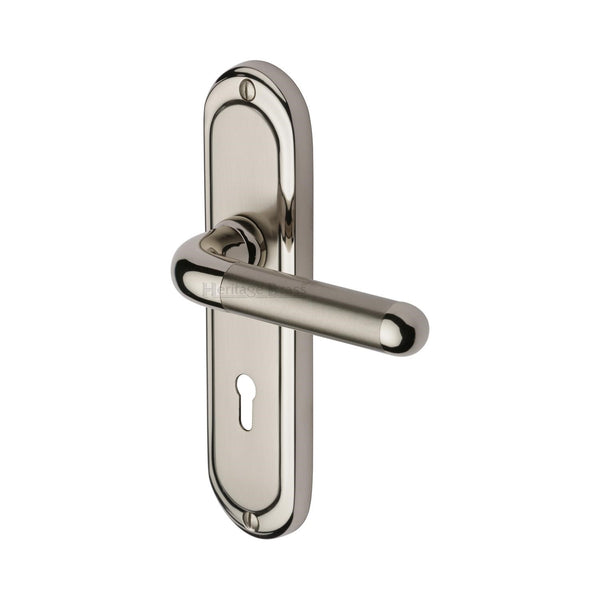 M Marcus - Heritage Brass, Vienna Door Handle on Plate, Door Handles, Door Handles on Plate