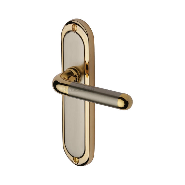 M Marcus - Heritage Brass, Vienna Door Handle on Plate, Door Handles, Door Handles on Plate