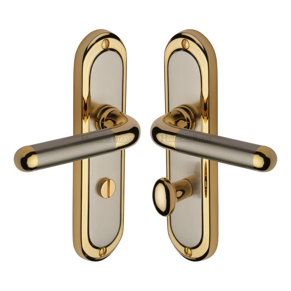 M Marcus - Heritage Brass, Vienna Door Handle on Plate, Door Handles, Door Handles on Plate