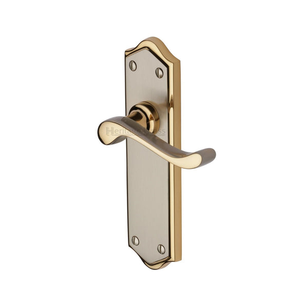 M Marcus - Heritage Brass, Buckingham Door Handle on Plate, Door Handles, Door Handles on Plate