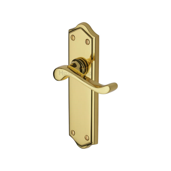 M Marcus - Heritage Brass, Buckingham Door Handle on Plate, Door Handles, Door Handles on Plate