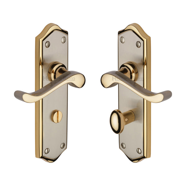 M Marcus - Heritage Brass, Buckingham Door Handle on Plate, Door Handles, Door Handles on Plate