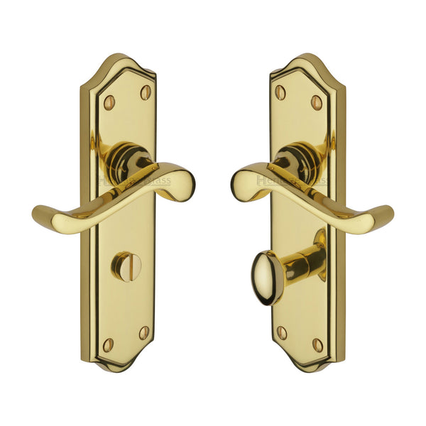 M Marcus - Heritage Brass, Buckingham Door Handle on Plate, Door Handles, Door Handles on Plate