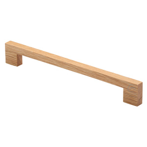 M Marcus - Heritage Brass, Wooden Metro Cabinet Pull Handle, Cabinet Hardware, Cabinet Pull Handles