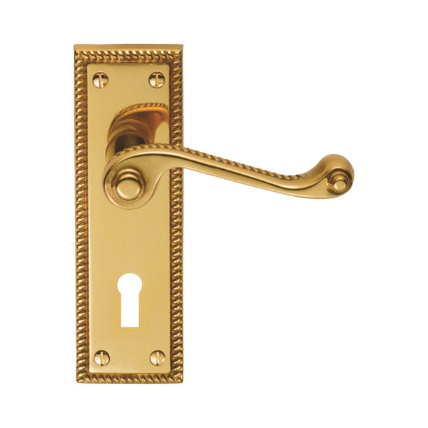 Georgian Lever on Backplate Lock Contract
