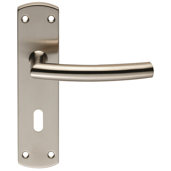 Steelworx Residential Arched Lever on Backplate