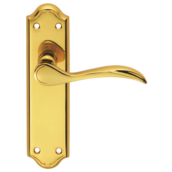 Madrid Lever on Latch Backplate