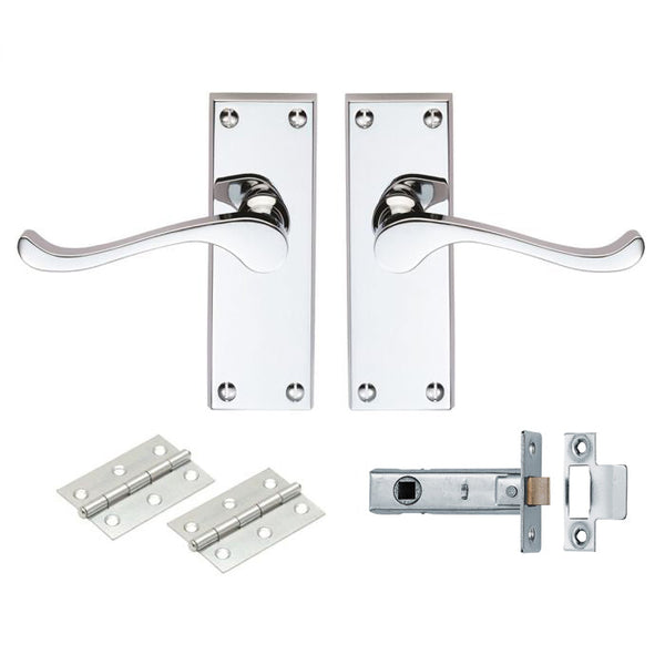 Contract Victorian Scroll Latch Pack