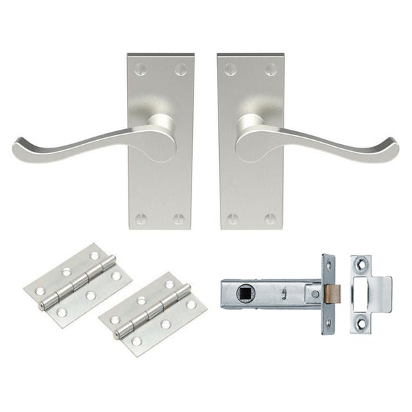 Contract Victorian Scroll Latch Pack