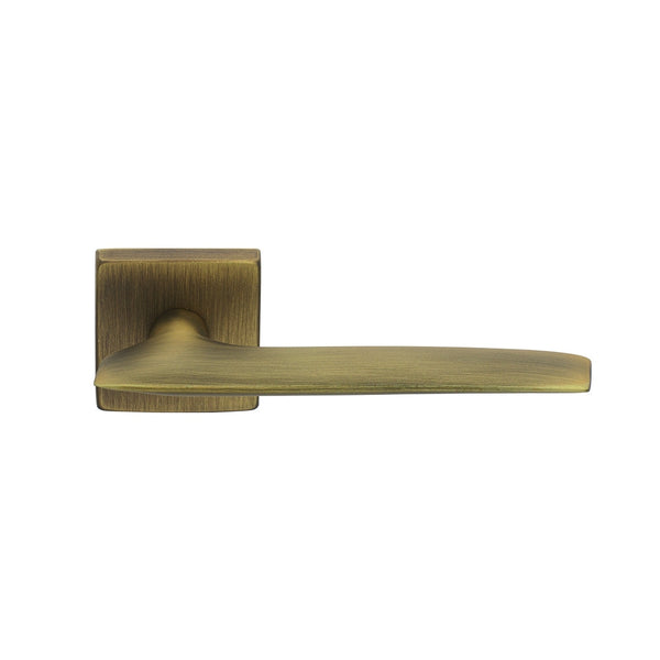 Hygge Lever on Square Rose Antique Brass
