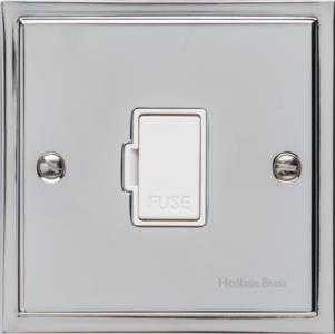 Elite Stepped Plate Range - Polished Chrome - Unswitched Spur (13 Amp)
