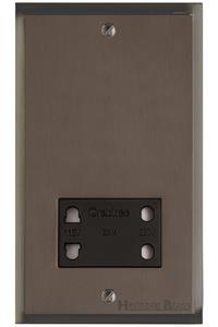 Elite Stepped Plate Range - Matt Bronze - Shaver Socket Output Voltage 110/240V